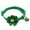 Green, variant on Cat Collar Floral with Bell, Denbek Adjustable Floral Bow Tie Collar for Dogs and Cats, with Detachable Flowers and Bell, for Girls, Dogs, Cats, and Puppies, Floral Accessories