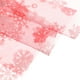 thumbnail image 5 of Rollo de tul navideño de copos de nieve de 15 cm y 10 yardas, cinta de organza brillante con forma de copo de nieve para decoración navideña, envoltura de regalos y decoración de fiestas (rojo), 5 of 6