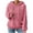 Red, variant on LEAVINGSUO Winter Clothes Woman Fashion Women's Casual Long Sleeve Round Neck Ladies Sweatshirts Tops Thickened Plain Hoodie Blouse