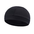 thumbnail image 1 of Gorra de malla para deportes al aire libre, para correr, transpirable, absorbente del sudor, de secado rápido, con forro para casco, a prueba de viento, protección solar, color sólido, gorra pequeña, 1 of 4