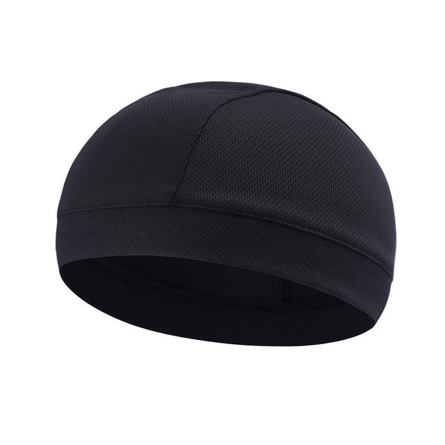 Gorra de malla para deportes al aire libre, para correr, transpirable, absorbente del sudor, de secado rápido, con forro para casco, a prueba de viento, protección solar, color sólido, gorra pequeña