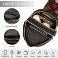 thumbnail image 3 of FORMRS Womens Crossbody Sling Bag Travel Daypack Shoulder Chest Backpack, Dark Tartan Pattern, 3 of 7