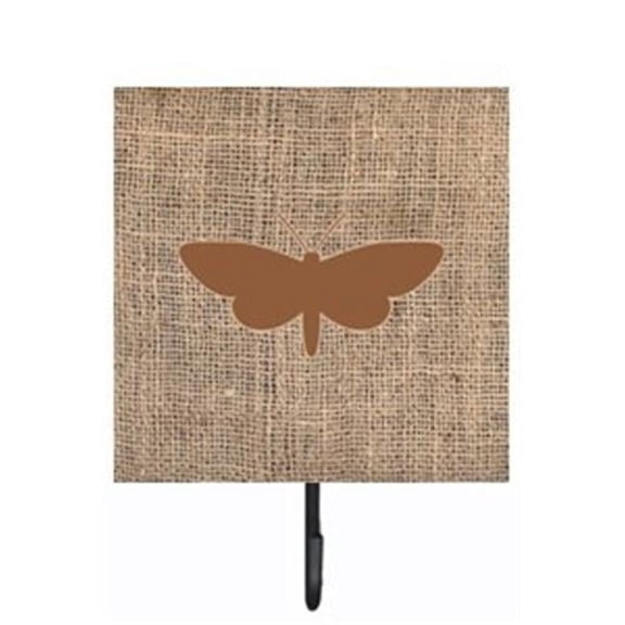 Carolines Treasures BB1059-BL-BN-SH4 Moth Burlap and Brown Leash Or Key Holder