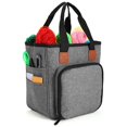 thumbnail image 3 of Bolsa DE almacenamiento para tejer WEIHJMXG Bolsa DE lana soporte para accesorios DE agujas DE ganchillo organizador, 3 of 5