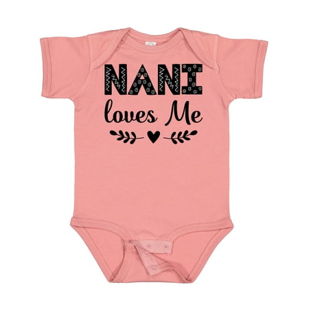 

Inktastic Nani Loves Me Baby Clothes Gift Baby Girl Bodysuit