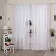 thumbnail image 1 of 2 Pcs Panneaux de Voilage Fente Supérieure Rideaux en Filet Simple Rideau de Fenêtre Déco Maison, 1 of 7