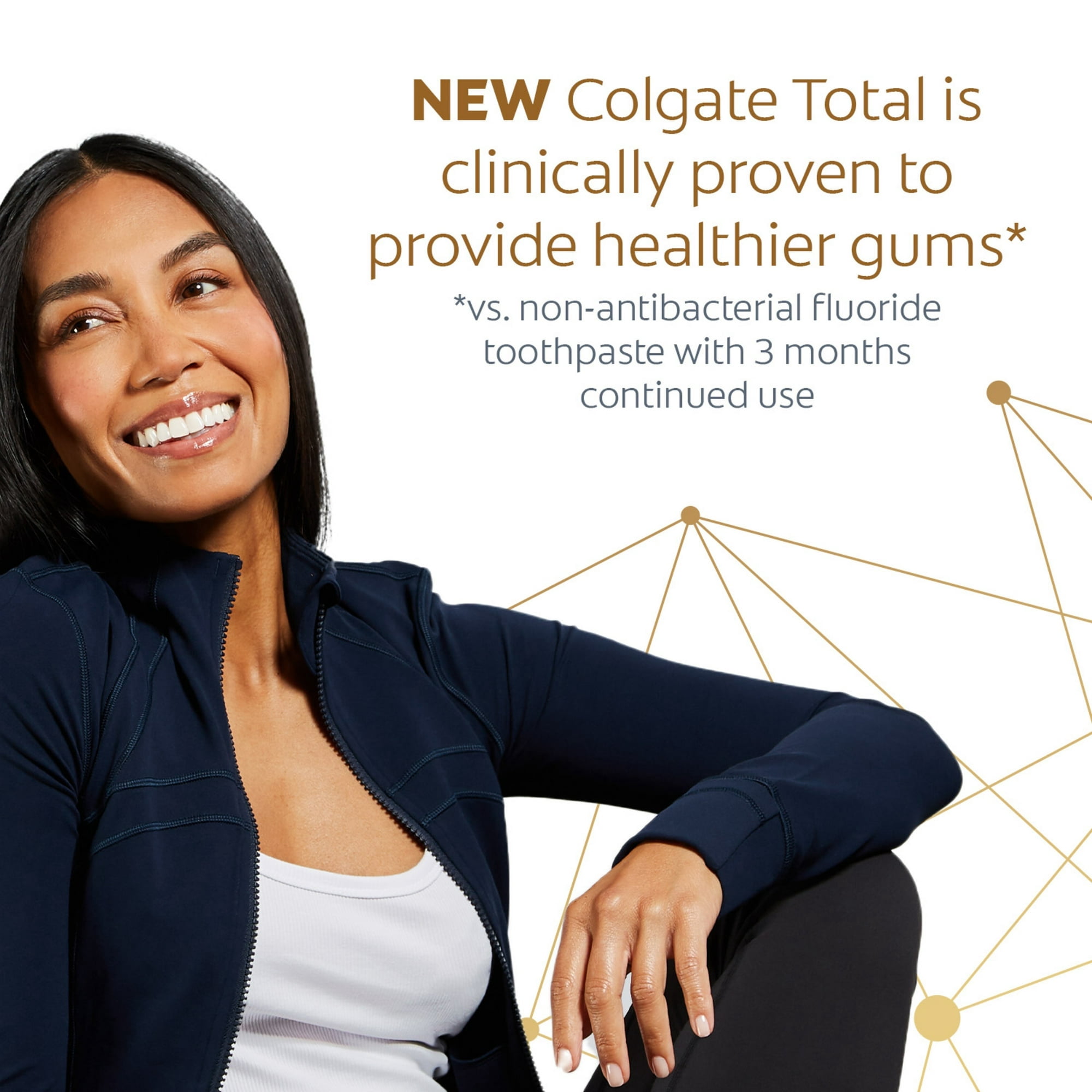 Colgate Total Active Prevention Clean Mint Toothpaste, 5.1 oz - 6 Pack