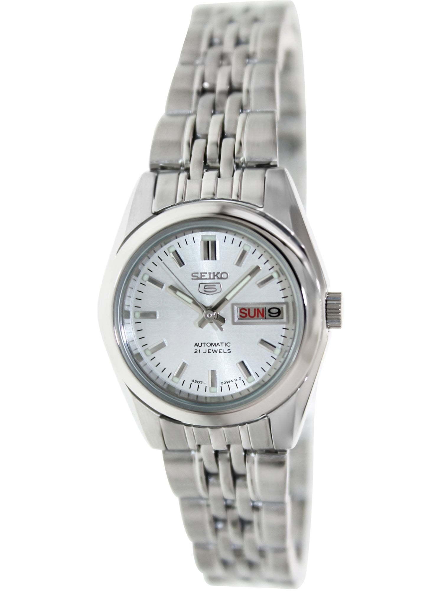 women's seiko 5 automatic stainless steel