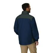Frogg Toggs River Toadz Rain Jacket with Set-In Sleeves, Waterproof Rain Gear for Men, Blue/Slate, Size XL/2X