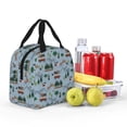 thumbnail image 4 of Pofeuu Camping Caravan Print Lunch Bag Lunch Box Insulated Lunch Bag Adult Lunch Box for Men and Women, 4 of 5