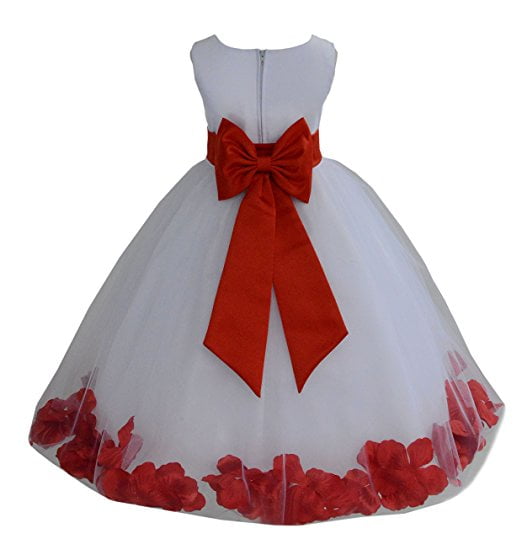 rose petal gown