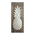 thumbnail image 1 of Creative Co-Op Wood & Embossed Metal Pineapple Wall Decor, 1 of 1