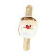 thumbnail image 2 of Pulseras de bofetada para fiestas, juguetes cómodos para niños, juguetes de peluche para usar en fiestas de Navidad. oro y santa, 2 of 9