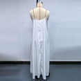 thumbnail image 5 of Asgosdo Summer Cami Dresses for Women Sleeveless Spaghetti Strap Solid Color Loose Fit Comfy Soft Lounge Dress, 5 of 5