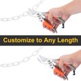 thumbnail image 4 of Plastic Chain Links, 1.9-Inch 25 Foot Barrier Chain, White, 4 of 7