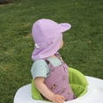 thumbnail image 4 of Kids Quick Dry Breathable Sun Hat Child Sun-proof Adjustable Beach Swim Cap, 4 of 4