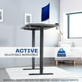thumbnail image 5 of VIVO Electric 60” x 30” Stand Up Desk, Dark Gray Table Top, Black Frame, 5 of 8