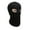 Black, variant on 2 Holes Breathable Balaclava Ski Mask, Outdoor Sports Windproof Full Head Mask Sun UV Protection Face Cover for Cycling Hiking Motorcycle