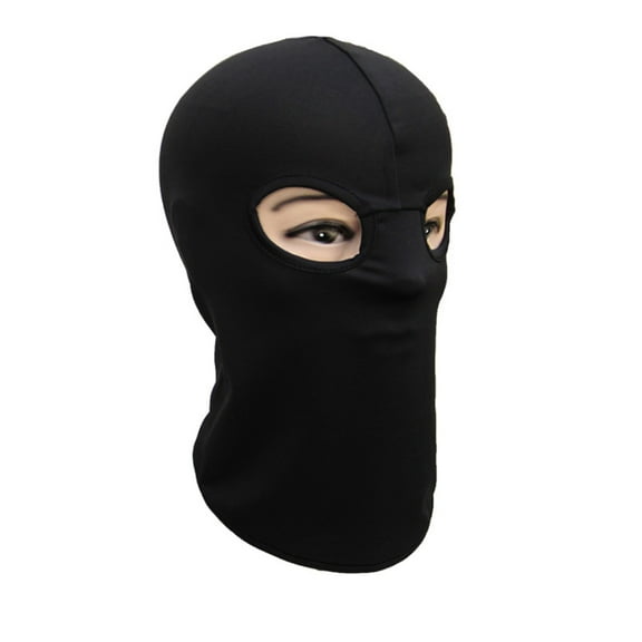 2 Holes Breathable Balaclava Ski Mask, Outdoor Sports Windproof Full Head Mask Sun UV Protection Face Cover for Cycling Hiking Motorcycle