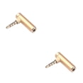 thumbnail image 4 of ZLight Stereo Plug Adapter Headphone Splitter Digital Cameras Audio Cable 90° Converter Accessories for Smartphone Microphone Gold 2Set, 4 of 6