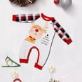 thumbnail image 3 of Onlypjs Santa & Reindeer Plaid Family Matching Christmas Pajamas – Holiday Sleepwear Sets for Women, Men, 3 of 7