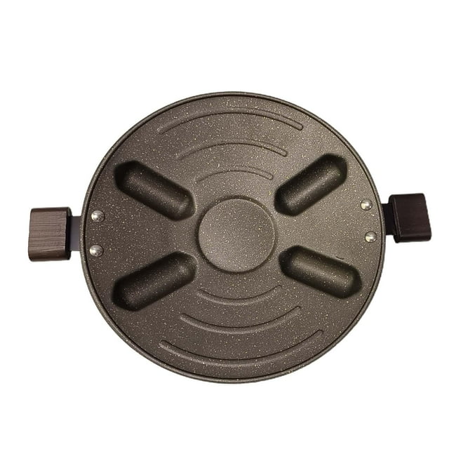 S SERENABLE Camping Griddle Korean Cookware Frying Cooking Travel Camping Frying Pan Pancake 34cm