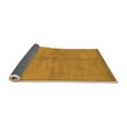 thumbnail image 2 of Ahgly Company Indoor Round Abstract Orange Modern Area Rugs, 6' Round, 2 of 4