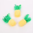 thumbnail image 4 of Cat Toy Interactive Creative Plush Pineapple Shape Cat Feather Toy Cat Play Toy, 4 of 7