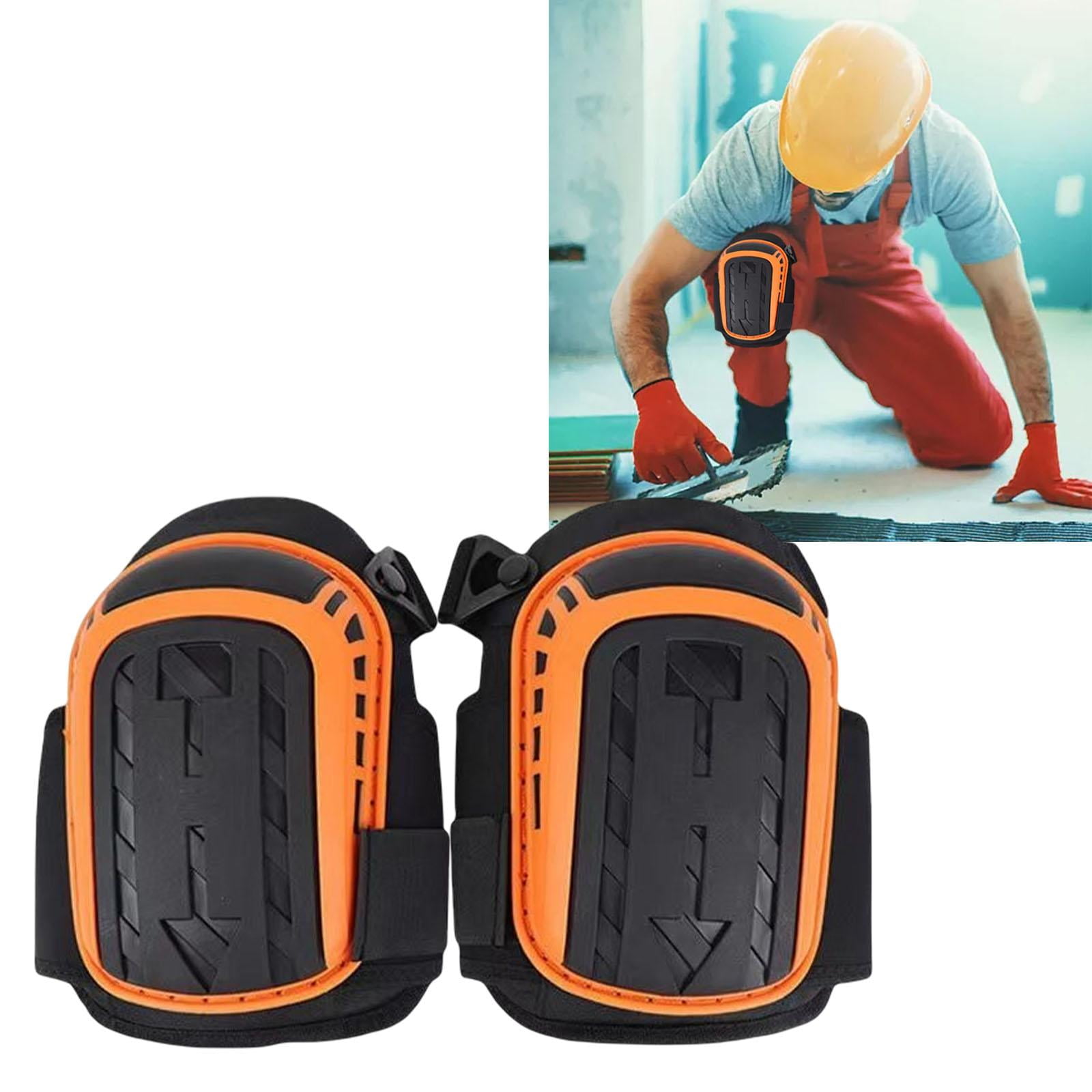 Professional Knee Pads for Work - Heavy Duty Foam Padding Kneepads for Construction, Gardening, Flooring with Comfortable Gel on to Save Knees