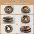 thumbnail image 4 of Kitty Kurlz, Magic Organ Cat Scratching Board Toy with Balls Bells,Made of Recyclable Corrugated Cardboard,Interactive Mental Physical Exercise Cat Toys for Indoor Cats(Brown), 4 of 6