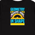thumbnail image 4 of Inktastic Geometry Math Geek Funny School Boys or Girls Long Sleeve Toddler T-Shirt, 4 of 5
