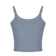 thumbnail image 4 of tarylea Tank Tops for Women Spaghetti Strap Square Neck Crop Tops Solid Color Slim Fitted Camisole Casual Summer Trendy Shirts, 4 of 6