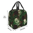 thumbnail image 3 of Disketp Camouflage Skull Bolsa Térmica para Almuerzo para Hombre y Mujer, Ideal para Trabajo, Senderismo y Picnic, 3 of 8