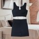 thumbnail image 4 of 2pcs Set Yoga Bra Shorts Nylon Women Crop Top Legging (L U Shape Black) Ndcxsfigh Para Estrenar, 4 of 6