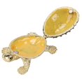 thumbnail image 3 of Kritne Trinket Jewelry Box, Trinket Box,Trinket Box Band Jewelry Trinket Box with Painted Electroplated Rhinestone for Earrings Necklace Storage, 3 of 8