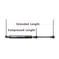 thumbnail image 2 of BOXI 2pcs Hatchback lift supports struts shocks gas struts shocks springs for Chrysler Laser 1984 1985 1986/for Dodge Daytona 1984 1985 1986 1987 1988 1989 1990 1991 1992 1993 | Replaces 4712 SG214005, 2 of 7