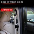 thumbnail image 5 of For ALPHARD 40 Series 2023+ Car Gloss Black Middle Door Armrest Decorative Patch Car Interior Accessories, 5 of 5