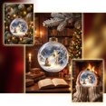 thumbnail image 4 of ARVELLIA Light Up Christmas Ball Ornament, Glowing Story Diorama Christmas Ornaments, Hanging Mini Scene Bauble for Holiday Christmas Tree Decor 3.93 in, 4 of 7