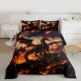 thumbnail image 2 of jejeloiu Western Fantasy Theme Queen Comforter Set,Magic Animal Dragon Bedding Comforter Set For Boys Reversible 3pcs, 2 of 8