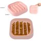 thumbnail image 2 of 1 cuenco para perro Bulldog francés de alimentación lenta – divertido cuenco para mascotas para perros y gatos – cuenco a rayas de comida lenta para mascotas sin asfixia (rosa) Sailing Electrónica, 2 of 5
