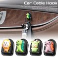 thumbnail image 3 of 2Pcs Gancho De Coche Asiento Respaldo De Dibujos Animados Mini Creativo Lindo Pegajoso Multifuncional Interior Accesorios Hogar, 3 of 4