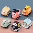 thumbnail image 3 of Coches de juguete para bebé coches suaves y resistentes coche de tracción hacia atrás Mini coche de carreras juguete educativo para niños y niñas de 1 2 3 4 y 5 años, 3 of 4