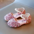 thumbnail image 2 of SXcggal Bling Bowknot Kids Baby Sandals Single Shoes Princess Pearl Girls Crystal Infant Baby Shoes Breathable Lightweight Outdoor Walking Girls Shoes, 2 of 2