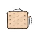 thumbnail image 3 of Cat Head Beige Pattern Insulated Lunch Bag with Shoulder Strap and Bottle Holder,Bento School Lunch Bag Box,11x9.5x3.5 Inches, 3 of 5