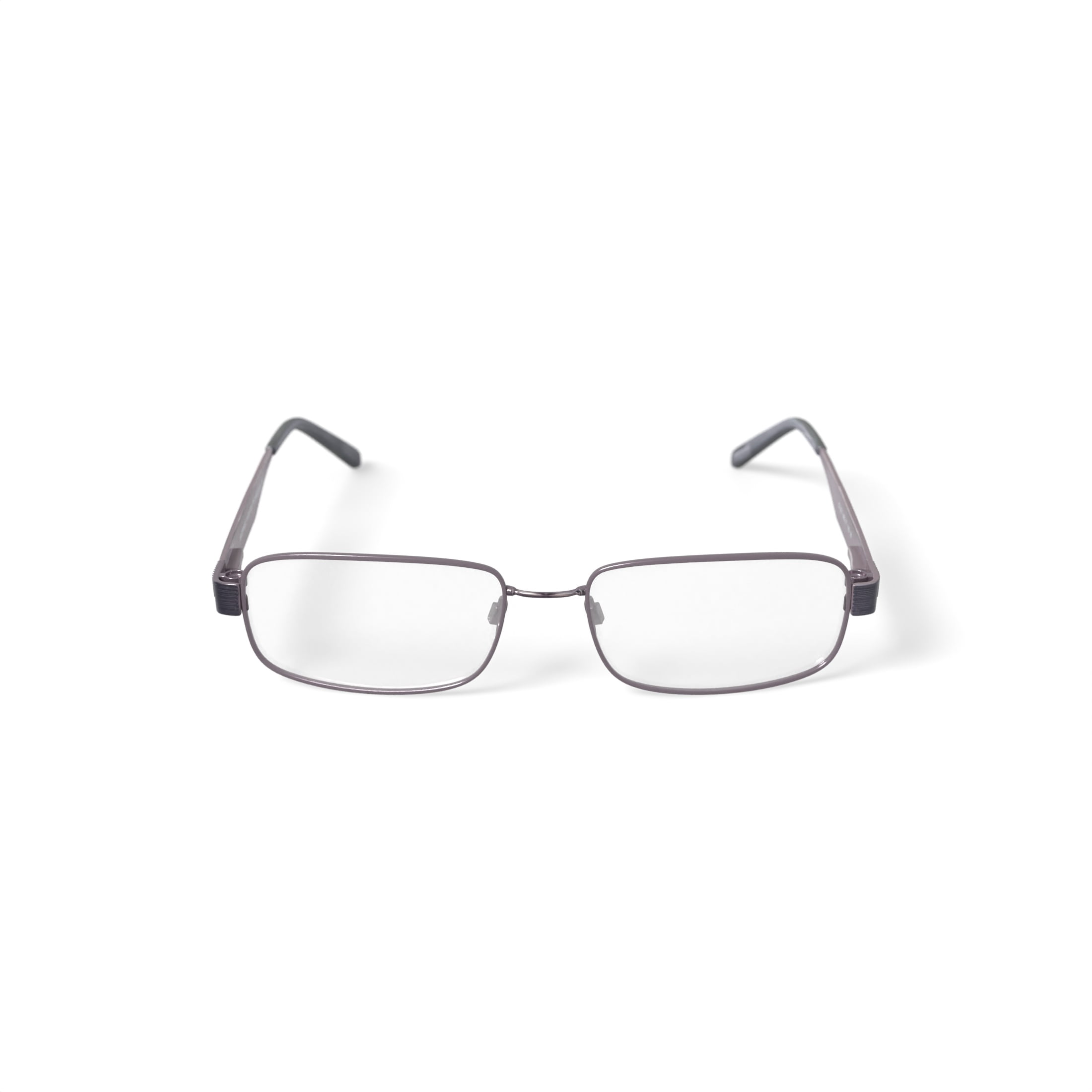 EasyTwist Men's CT201 Rectangular Prescription Eyeglasses with Case, Grey