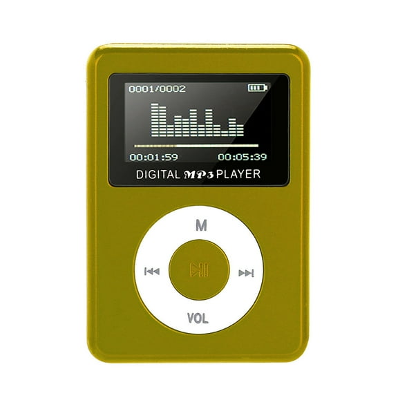 iMESTOU Deals Clearance Under 10 MP3/MP4 Player USB Mini MP3 Player LCD Screen Support 32GB Micro SD TF Card GN