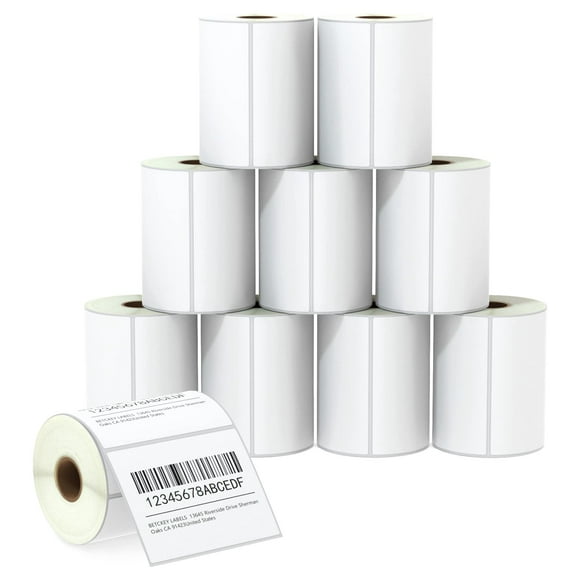 Etiquetas multiusos y de envío BETCKEY de 4 x 3 cm (10 rollos)