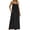 #046-Black, variant on TaTaai Women's Casual Loungewear Maxi Dress Sleeveless Backless Slip Dress Solid Color Round Neck Loose Fit Summer Nightgown Gift