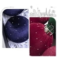 thumbnail image 2 of Wosthever Juego de bolas de plástico para adornos navideños, decoración para árbol, bombillas colgantes decorativas para fiestas. Kits de decoración para fiestas azul, 2 of 6