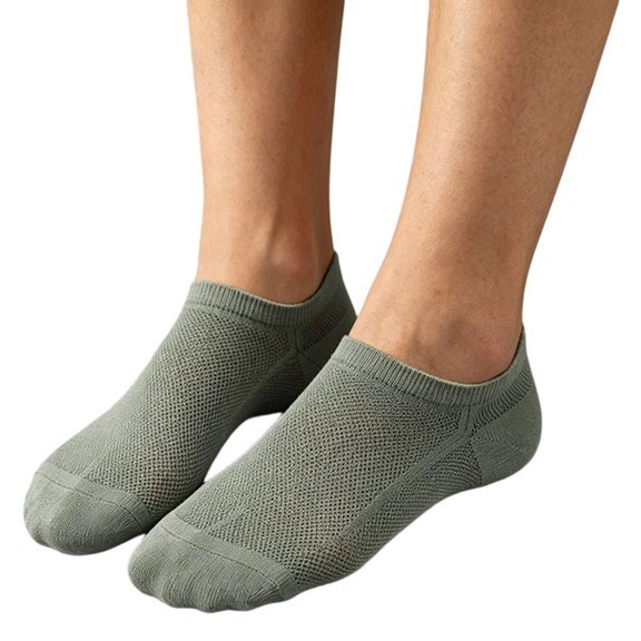 CAIVO Socks For Men Breathable Mesh Summer Socks Control Wicking Athletic Short Ankle Socks Casual Everyday Wear